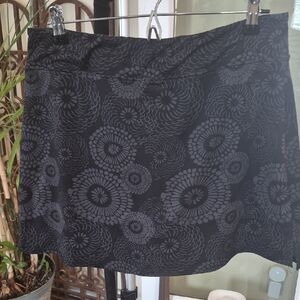 Tranquility by Colorado Clothing Black Floral Mini Skirt